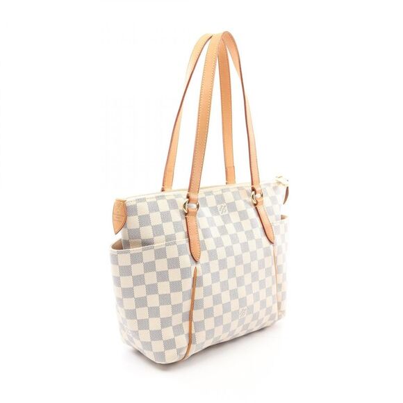 Pre Loved louis vuitton Women white | white Tote Bags - Picture 8 of 8